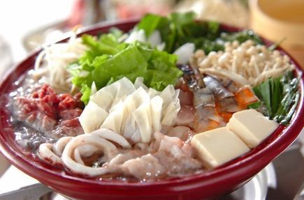 鍋コース◆海鮮屋のちゃんこ鍋◆5,000円(税込)
