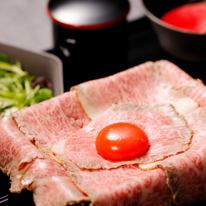 Noto Beef Premium Charcoal Grilled Roast Beef Rice Bowl 4,200 yen (tax included)