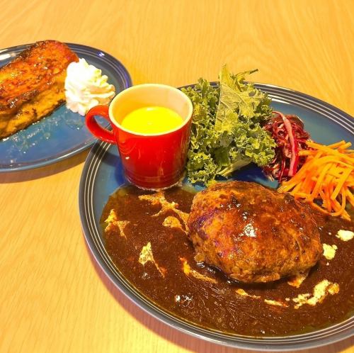 彩りとバランスを大切にしたプレート構成