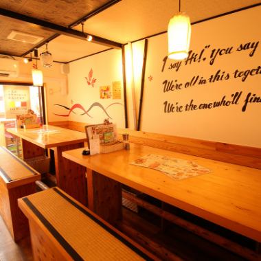 Can be reserved for parties of 20 or more! All table seats and terrace seats on the second floor can be reserved. Perfect for parties.♪ You can bring your own cake, and you can even add a message to it. We can help with surprises, etc. Please feel free to contact us!