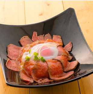 定番ローストビーフ丼