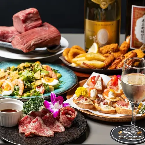 【お手軽に！肉バルコース！】　5500円(税込)　２時間飲み放題付き！