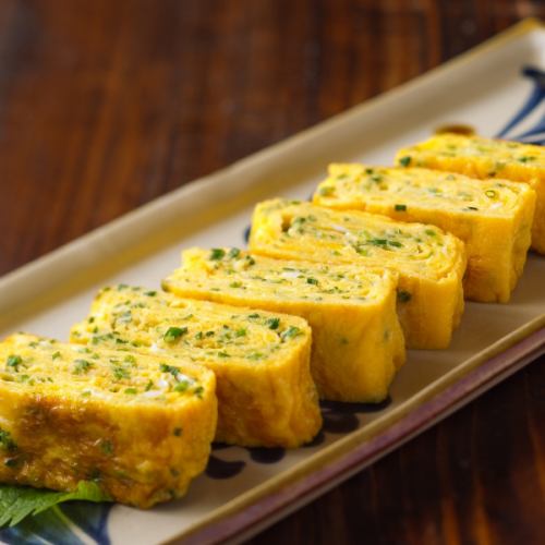 Tamagoyaki green onions