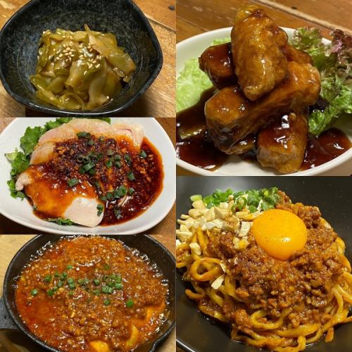《本格中華も楽しめる！？》痺れ麻婆豆腐や特製黒酢酢豚、汁なし担々麺など創作メニューも自信ありです！！
