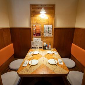 All table seats are private rooms! We offer a calm space!