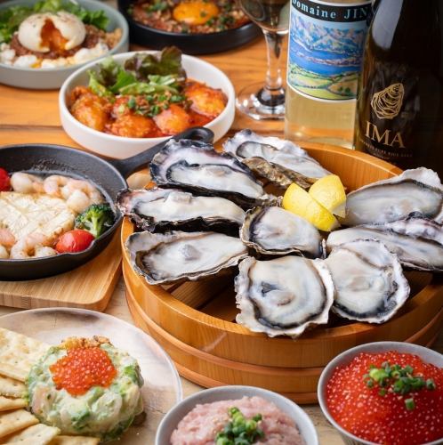 《なんと言ってもまずは【生牡蠣】》OPEN記念！生牡蠣食べ放題が120分4500円！⇒前日までのご予約で3500円
