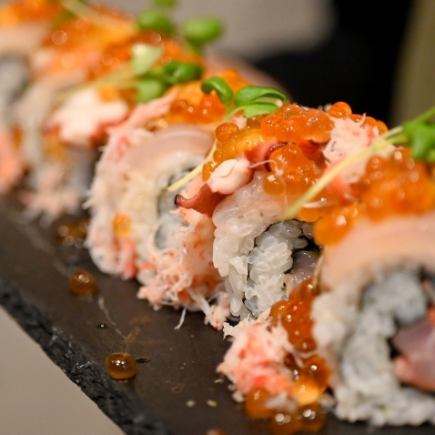 [Dinner] "Kiwami" sushi roll course 6,000 yen (tax included) with all-you-can-drink option (can be upgraded to premium all-you-can-drink for an additional 1,000 yen)