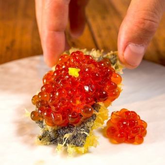 [2 hours of all-you-can-drink included ☆ Madonna Enjoyment Course] 4 types of French tempura, meat temari sushi, pasta, etc...♪ Total of 10 items for 5,000 yen