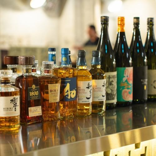 豊富なお酒とのペアリング