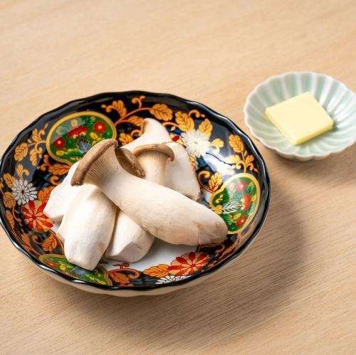 じゃがバター/今帰仁エリンギバター/焼き椎茸 各