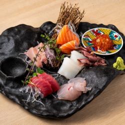 厳選鮮魚刺身5点盛り合わせ