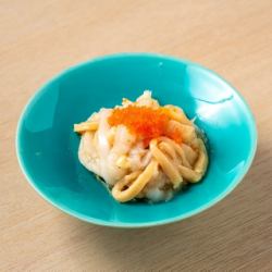 2種えんがわの白いユッケ