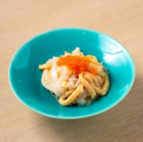 2種えんがわの白いユッケ