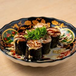 背徳のねぎとろ炙り巻き