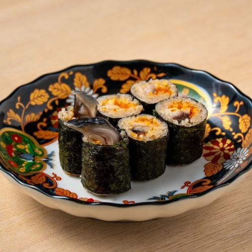 鯖とびっ子ガリ巻き