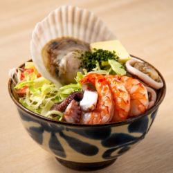 海鮮塩バターもんじゃ