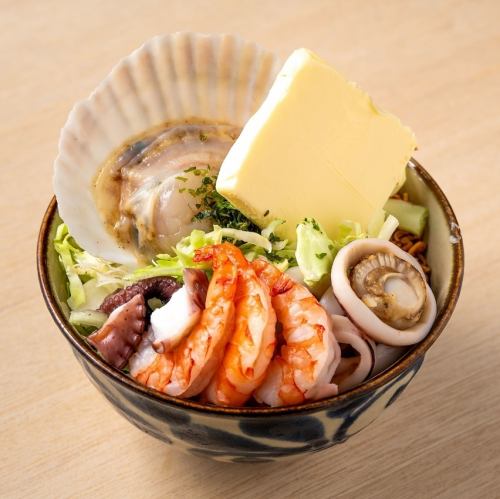 背徳の海鮮塩バターもんじゃ