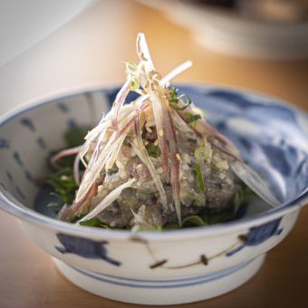 水茄子と茗荷和え