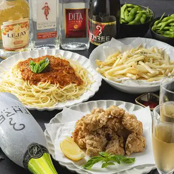 【軽食＆2時間飲み放題】二次会・女子会に！各種ゲーム設備充実コース◆3,500円(税込)