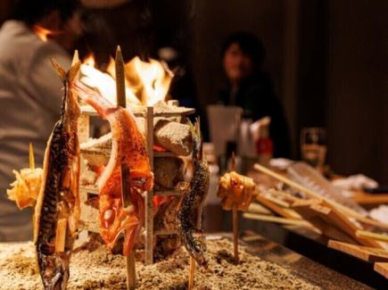『吟ノ音コース』海鮮とおでんと炉端焼きを手軽に堪能できる【2.5時間飲み放題付/8品/3500円】