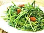 Stir-fried water spinach