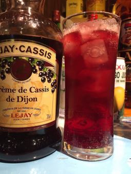 Cassis soda