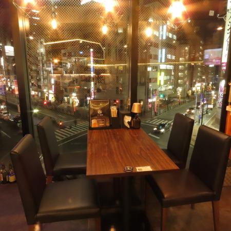 【総席数:25席】カウンター席、立ち飲みあり。夜景が見えるお席あり◎