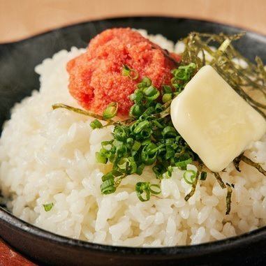 博多名物の明太子バター醤油ご飯