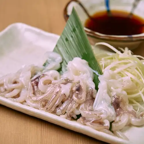 生イカゲソの刺身‐柚子胡椒ポン酢‐