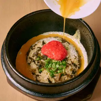 明太高菜の石焼き飯