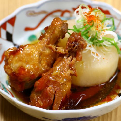 自制嫩鸡翅和萝卜