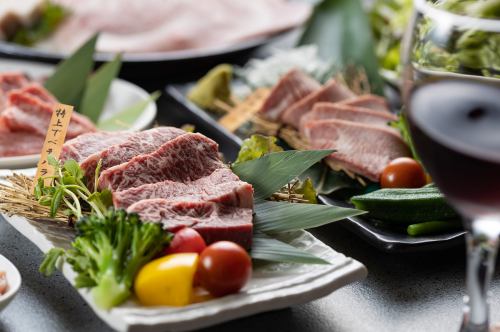 Leave the banquet to us! Yakiniku Banquet Omakase Course with all-you-can-drink for 5,500 JPY (incl. tax) for 2 hours!