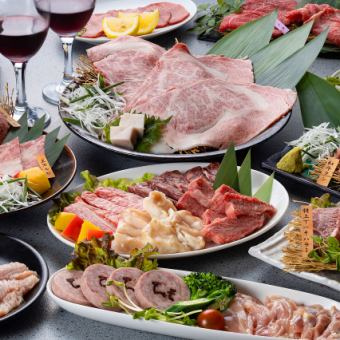 (Food only) Serious Deso! Kiwami Course including premium loin yakisuki and extra thick-sliced tongue