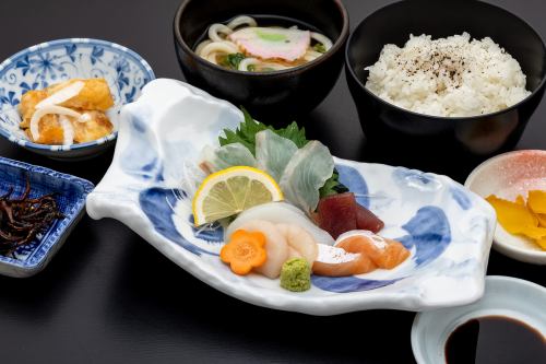 Tempura set / special sashimi set