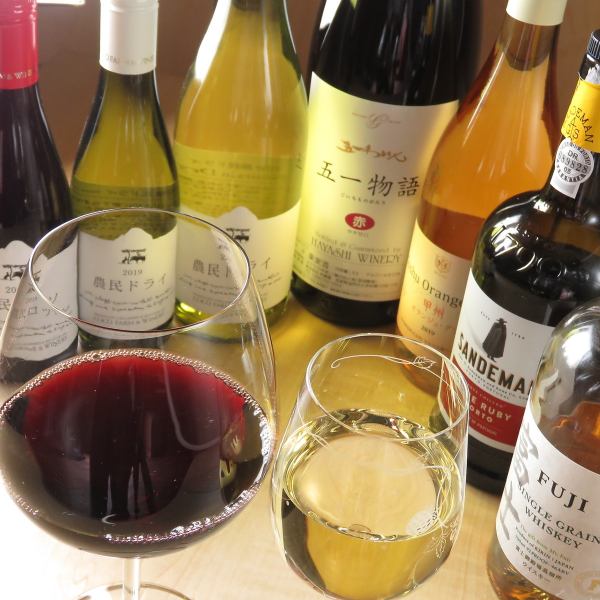 [Wine by the glass] Great value free-flow (all-you-can-drink) wine pairing for your meal