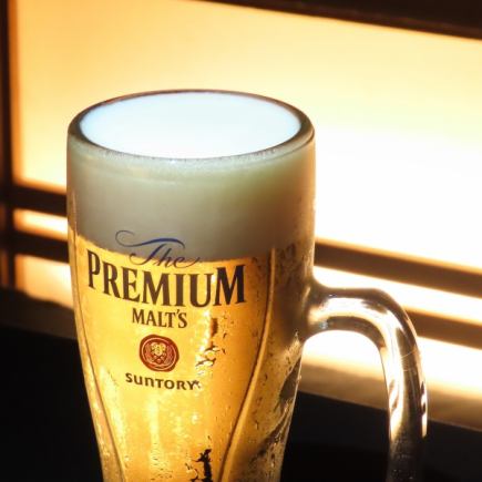 New prices starting in December! The Premium Malt's is also available ★ 120 minutes all-you-can-drink for 2,680 yen!