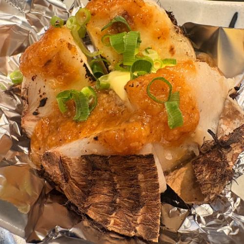 里芋の味噌バター焼き