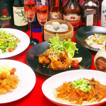 Perfect for private parties and banquets! Casual course 8 dishes + 120 minutes [all-you-can-drink] ⇒ 4,000 yen (tax included)