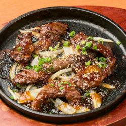 鐵板和牛裙邊牛排