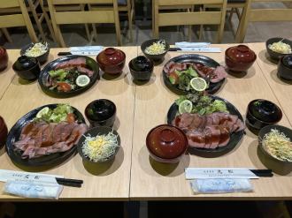 団体ランチローストビーフ定食