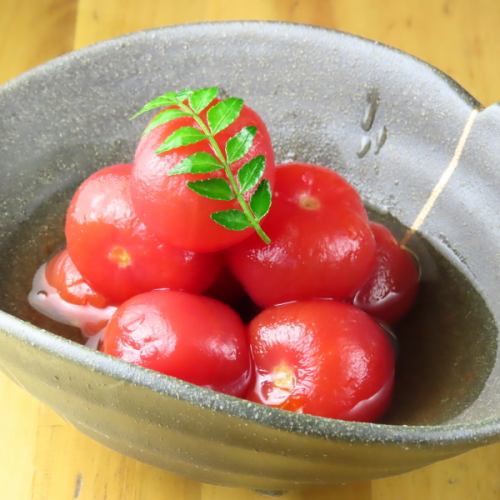 プチトマト日本酒漬け