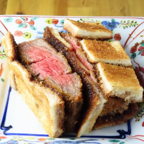 牛カツサンド