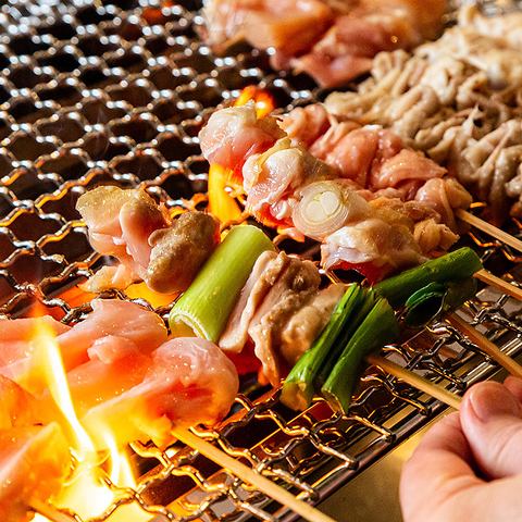 ◆We are proud of our Satsuma Jidori chicken◆We offer a course with 3 hours of all-you-can-eat and all-you-can-drink for 3,500 yen and up♪