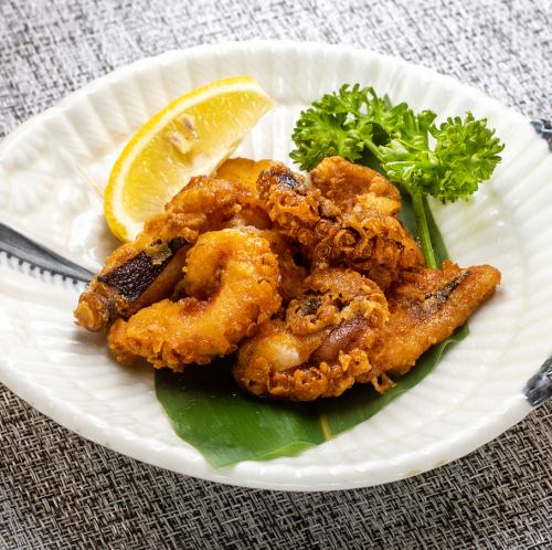 Deep fried squid legs