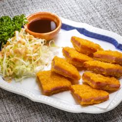 Fried ham cutlet