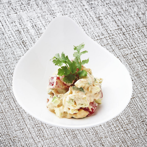 Tuna and avocado with wasabi mayonnaise