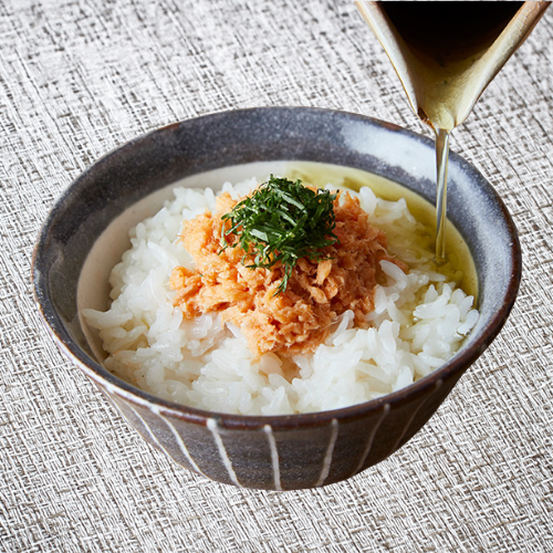 Ochazuke (plum, salmon)