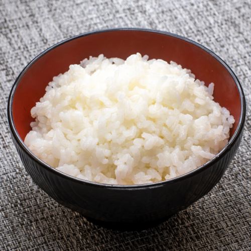White rice (with pickles)