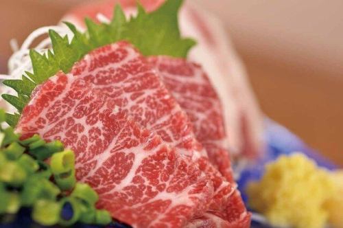 Marbled horse meat