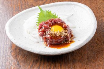 Horse sashimi yukhoe